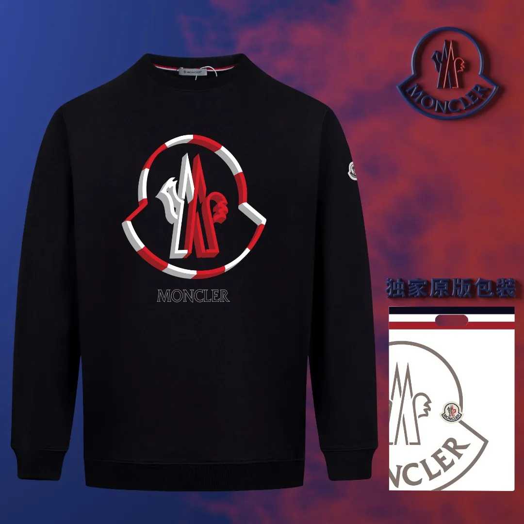 【 Quality】 【🎉 🎊】 【 MONCLER】【In Stock 】 🏅2024 New Arrival Premium 3D LOGO ， ， Premium ⚠️ ： 460 ， 21S 10S 26/2 1*1 ！ ， ， ， ， ， ！ Same Style ✔ Same Style： ❗ ✔【 Same Style， In Stock！】 ➡Size：S M L XL XXL ➡ ：Black White ⚠️Size Size